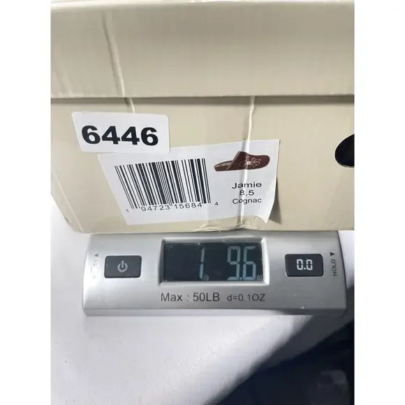 G.C. Shoes Jamie Shoes Womens Size 8.5 Brown Cognac Floral Mule Slippers New Box - Picture 9 of 9